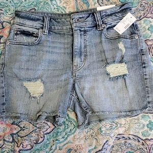 Distressed shorts